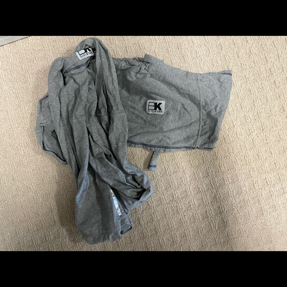 Baby ktan xs heather grey